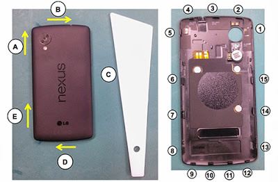 Guide Nexus 5 repair leaks, more information is revealed about the configuration