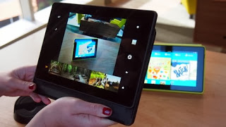 Interface imaging on 8.9 - inch Kindle Fire HDX