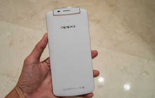 On hand OPPO N1 smartphone, 5.9 inch screen, price $ 740