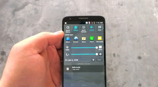 On hand smartphone LG Optimus G2