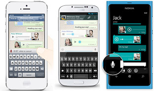WhatsApp has voice messaging directly