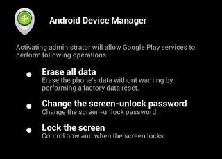 Android Device Manager: devices official  update on some phones Android 
