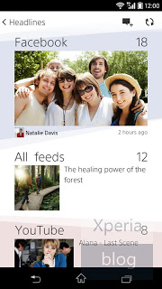 Sony began updating applications new Socialife for Xperia