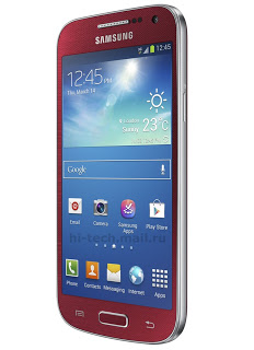 Samsung Galaxy S4 mini new  three color appearance includes blue, brown and red