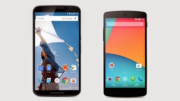 Nexus 6 vs Nexus 5