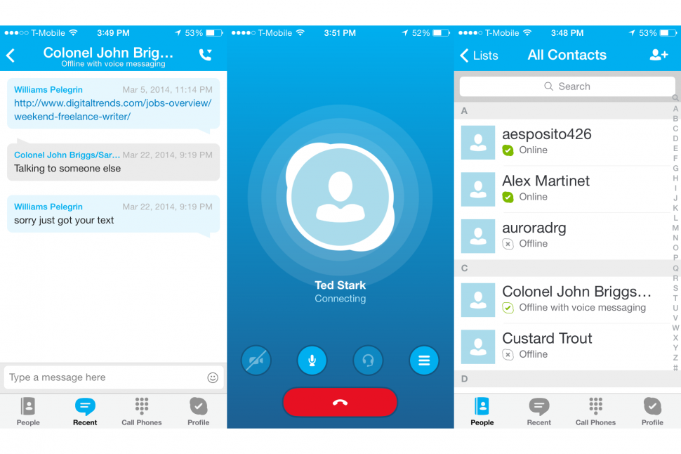 Skype for iPhone