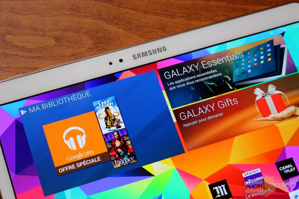 Screens 4: 3 and 64 Bit Soc for new Galaxy Tab. 